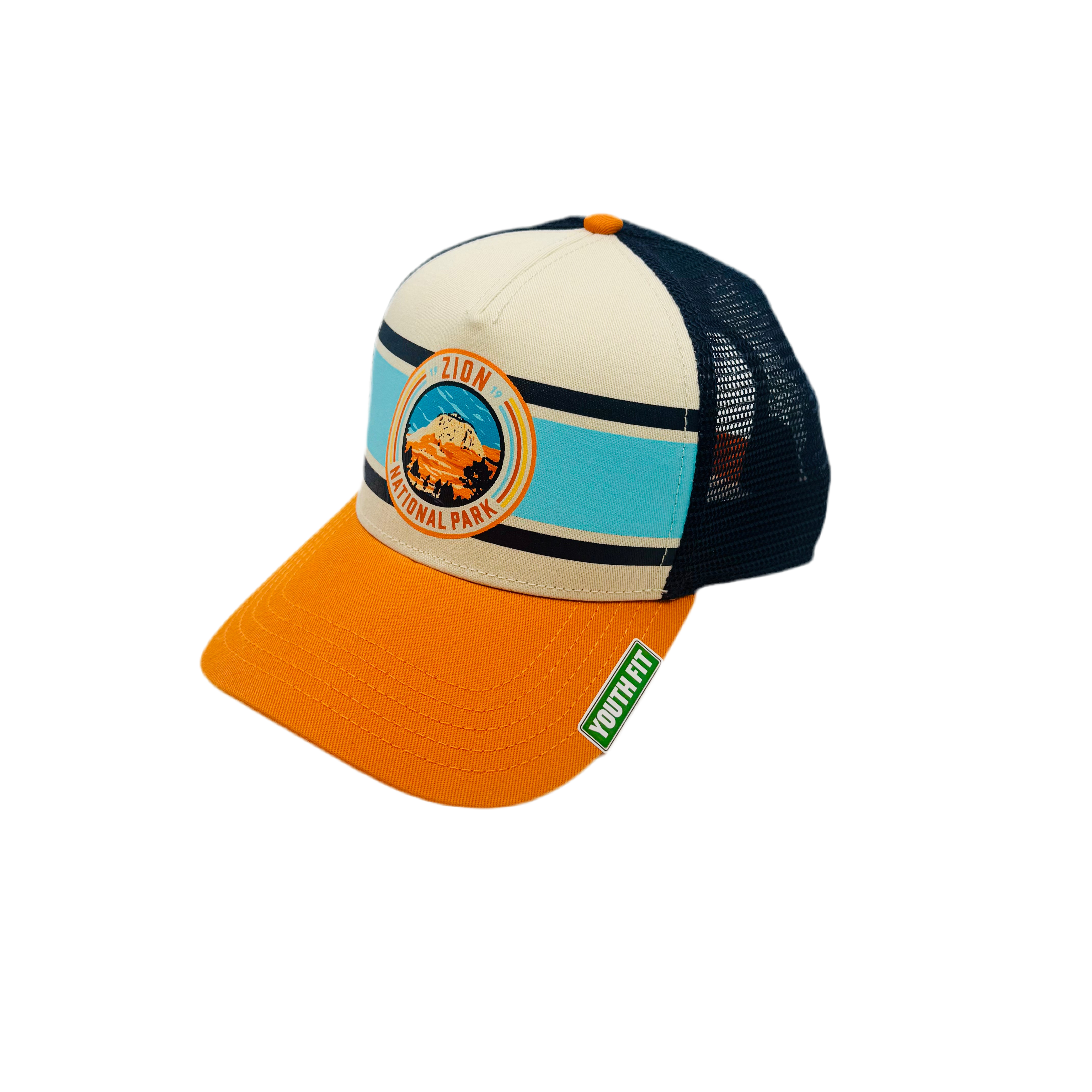 Hat - Yth Sinclair Orange/Navy - Zion Natl Park Forever Project