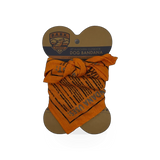 Dog wearing a Bark Ranger themed bandana by McGovern Maps featuring a fun Bark Ranger design.
