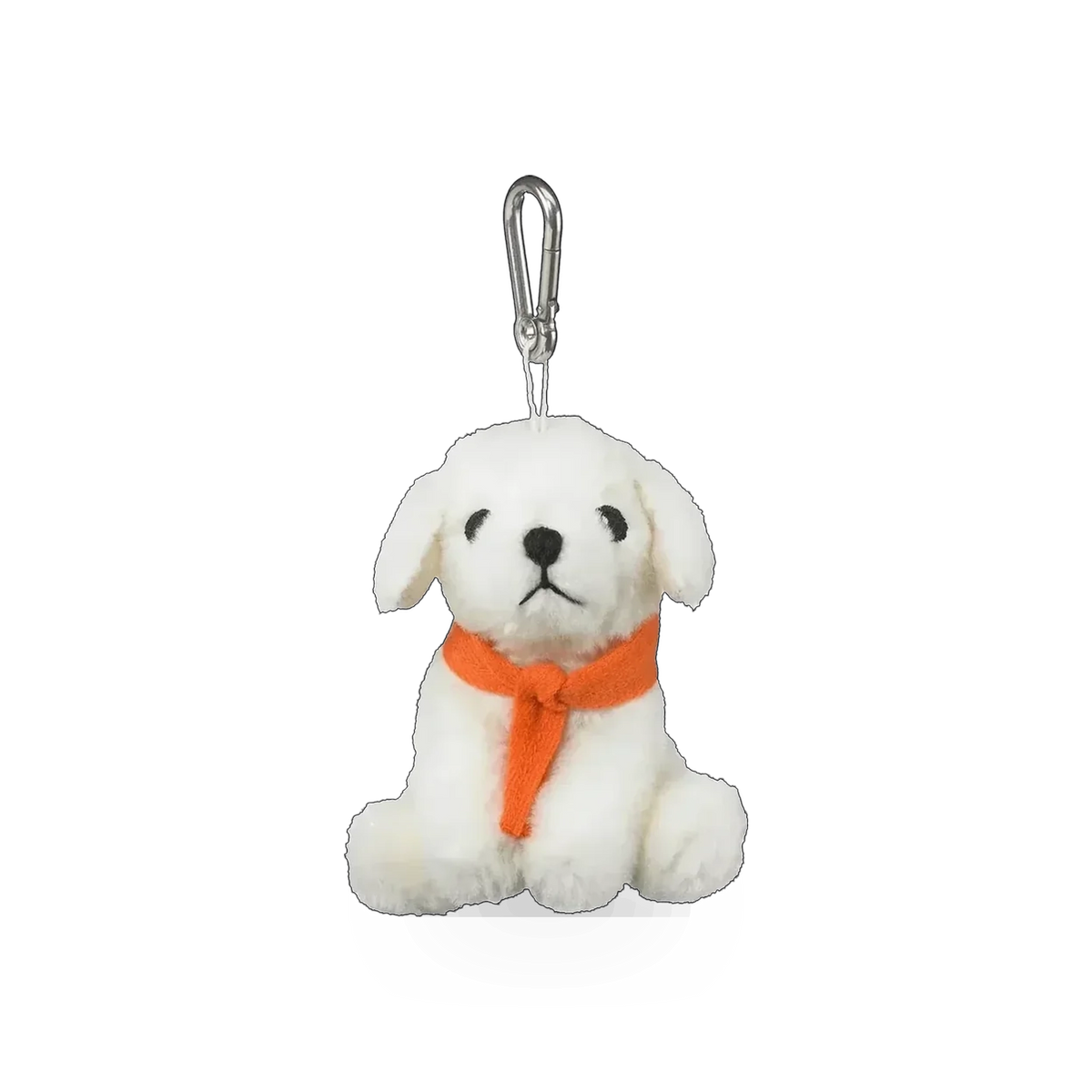Yellow plush Lab dog key clip from BARK Ranger collection by Nature Planet Inc, featuring a cute, soft dog-shaped accessory.