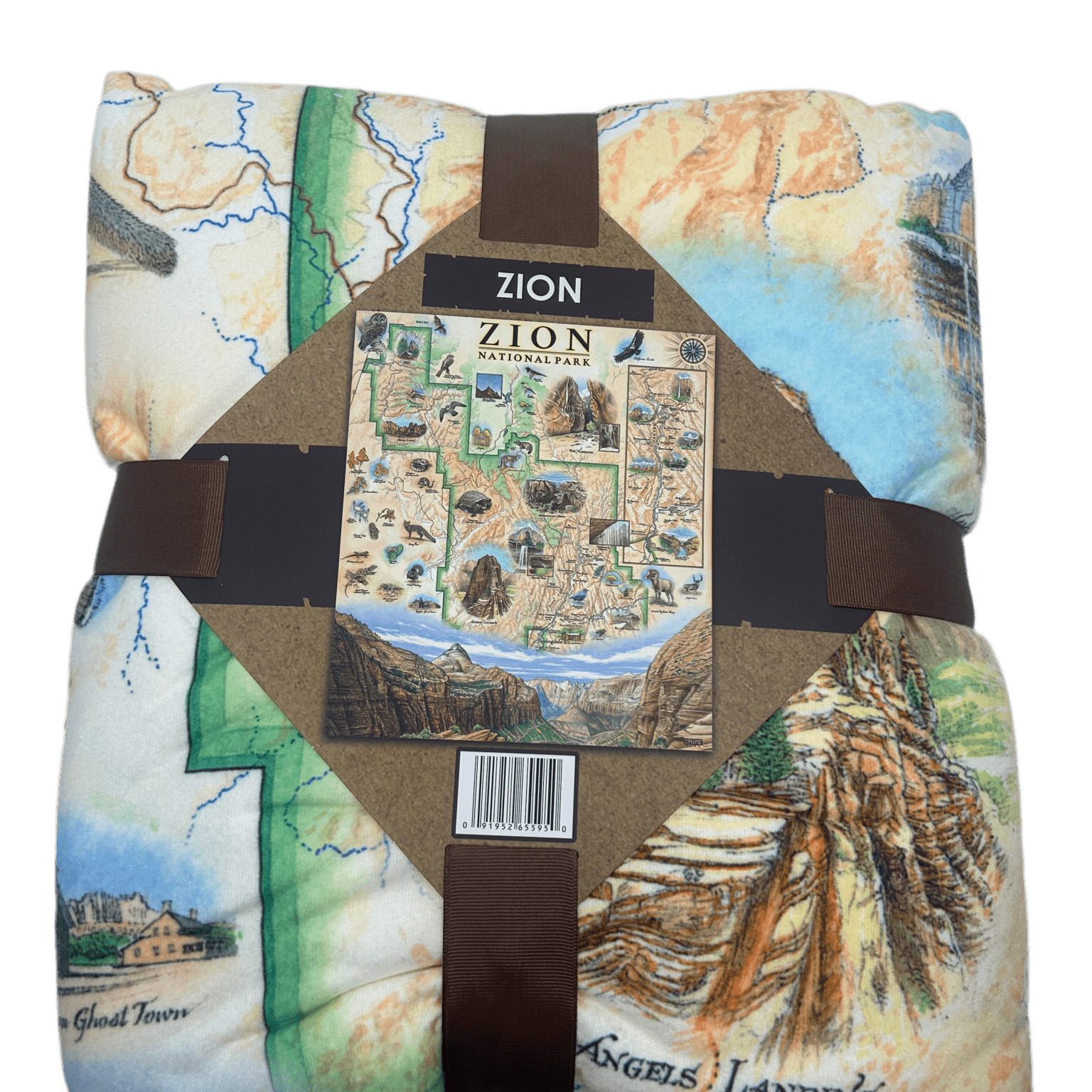 Blanket - Xplorer Map Zion - Zion Natl Park Forever Project