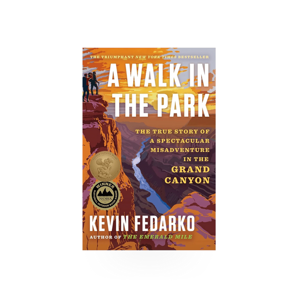 Paperback book titled "A Walk in the Park" by Simon & Schuster with a nature-themed cover illustration.