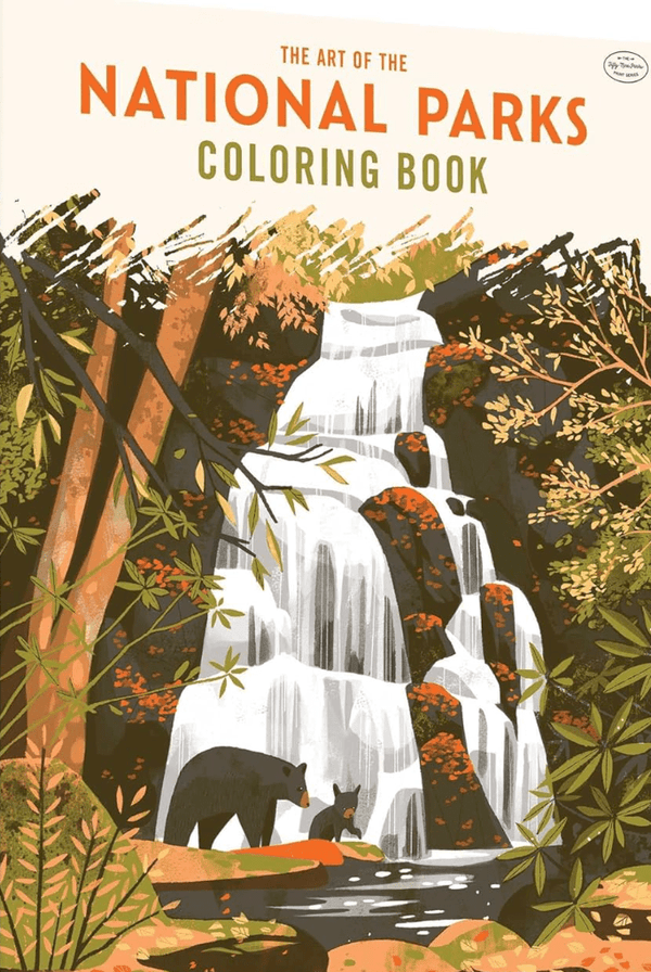 Book - Art Of Natl Parks Coloring - Zion Natl Park Forever Project