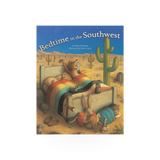 Children's board book titled "Bedtime in the SW" by Simon & Schuster, showing colorful illustrations and a bedtime scene.