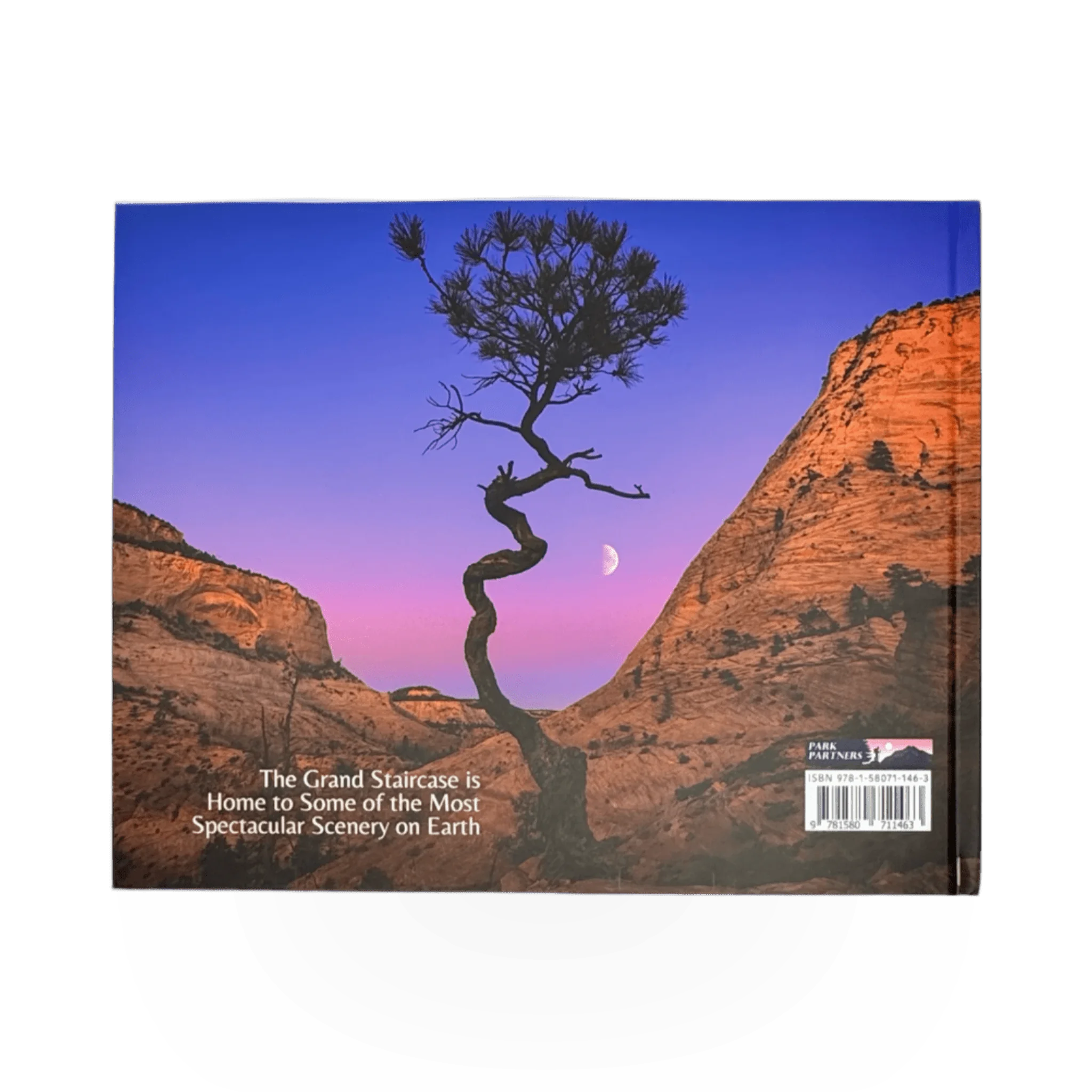 Park Partners book on Bryce, Zion, and Grand Canyon featuring scenic landscapes and detailed information about these national parks.