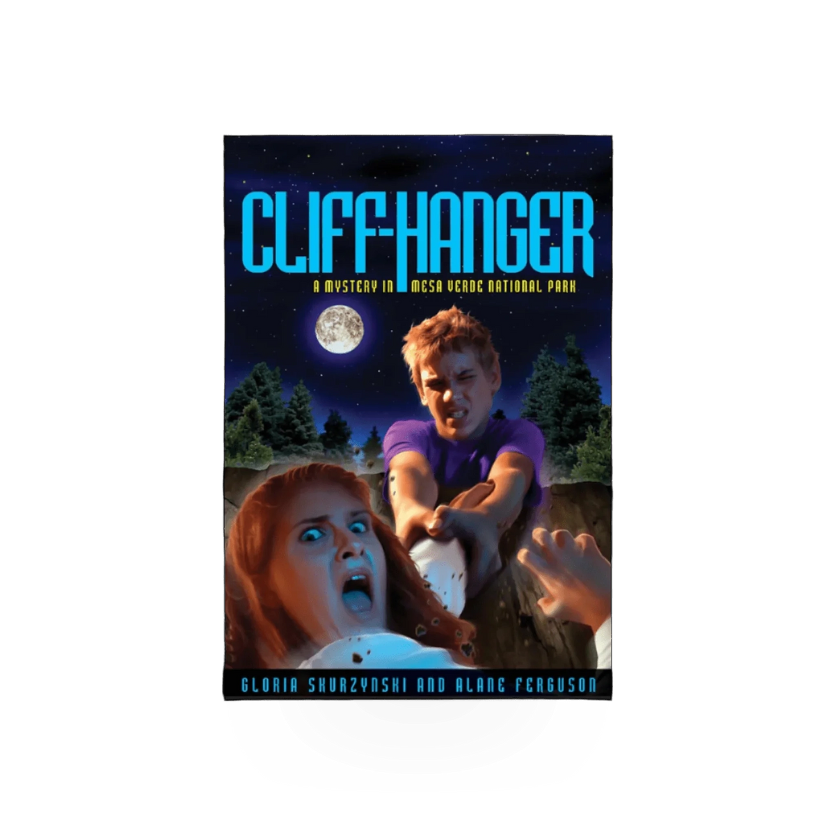Penguin Random House Cliffhanger book with a colorful cover and bold title, displayed upright on a plain background.