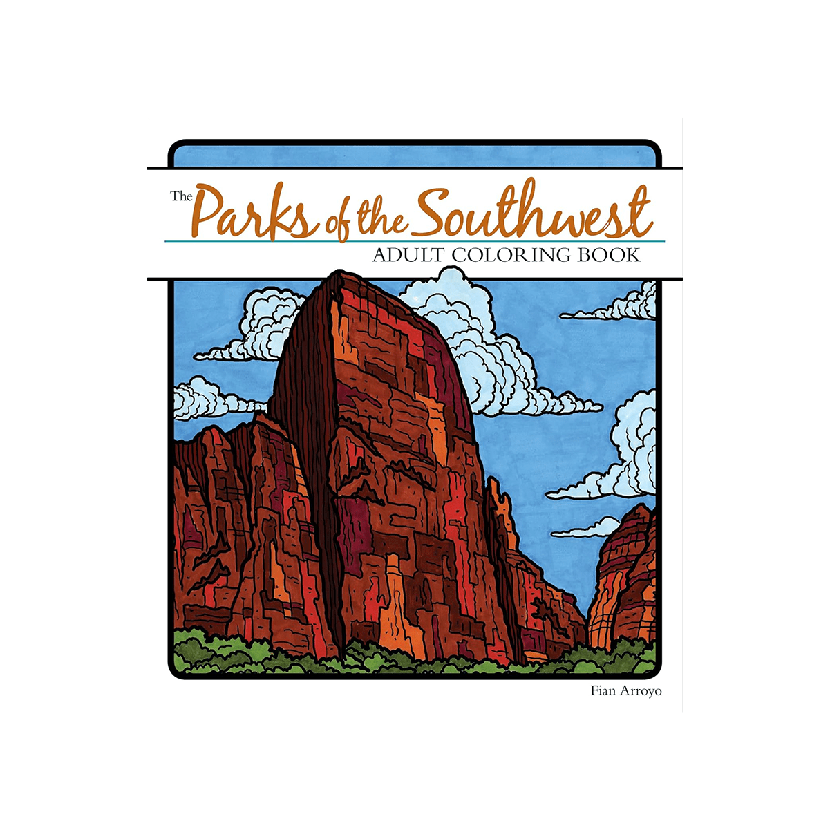 Book - Coloring Book Parks Of The SW - Zion Natl Park Forever Project