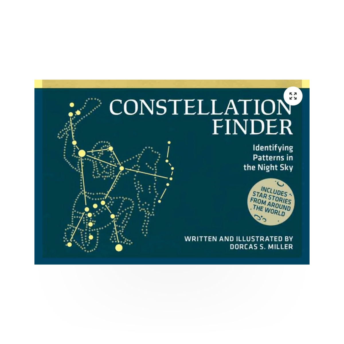 AdventureKeen Constellation Finder book showing star patterns and night sky illustrations for stargazing enthusiasts.