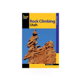 Simon & Schuster book "Falcon Rock Climbing Utah" featuring a mountain landscape on the cover.