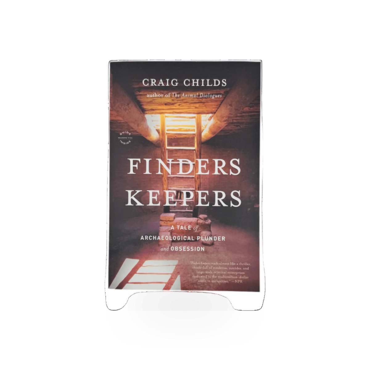 Finders Keepers paperback book by Hachette Book Group USA, showing the front cover with colorful title design.