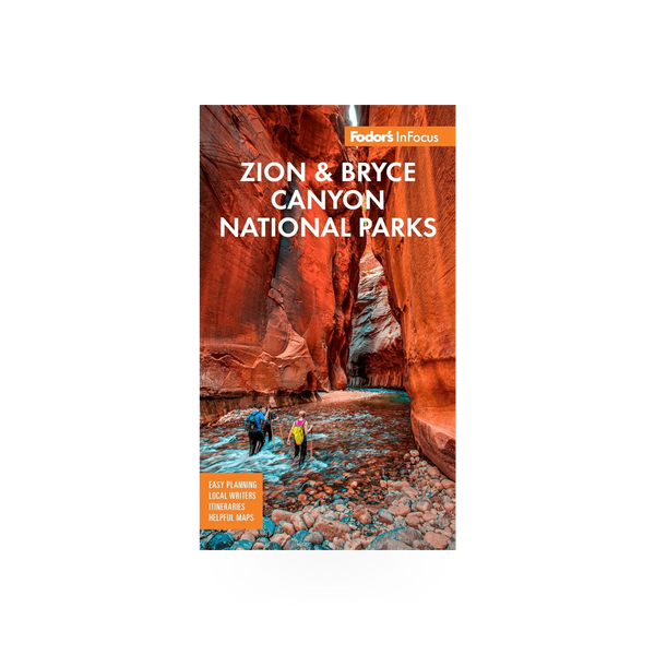 Fodor's Zion and Bryce Canyon National Parks guidebook, 3rd edition, published by Ingram, featuring scenic park images and maps.