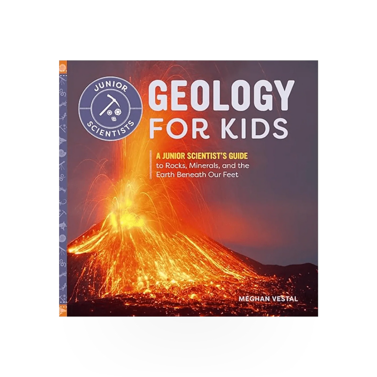 Children's geology book by Source Books titled "Geology for Kids" featuring colorful rocks and earth illustrations.