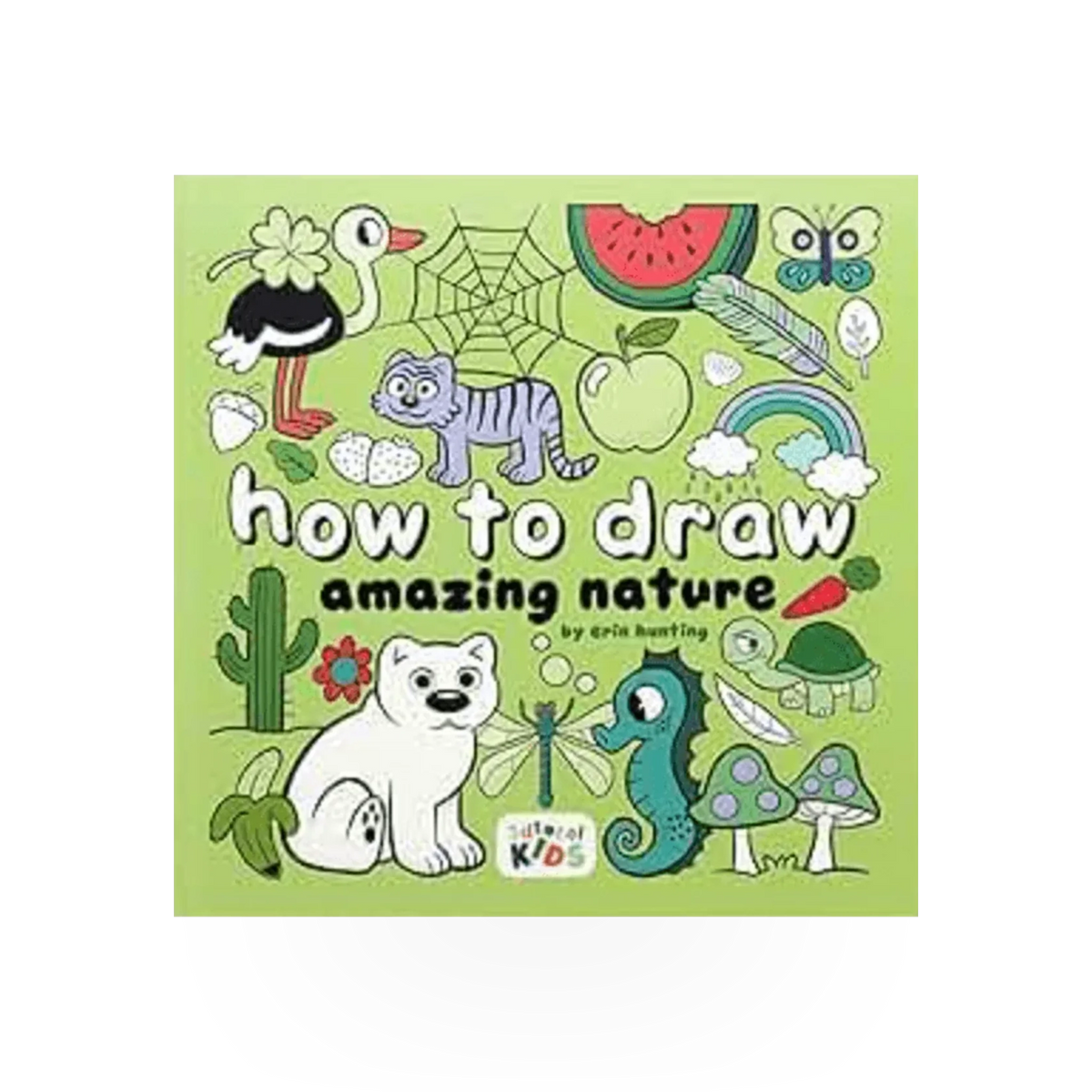 Ingram publication of "How to Draw Amazing Nature" art book showing a cover with nature sketches and drawing tips.