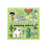 Ingram publication of "How to Draw Amazing Nature" art book showing a cover with nature sketches and drawing tips.