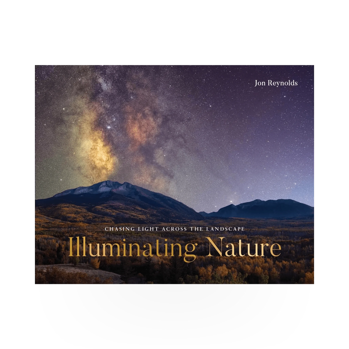 Open book titled "Illuminating Nature" by W.W. Norton showing detailed nature photographs and informative text pages.