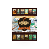 Illustrated National Park coloring book by Pumpernickel Press featuring scenic outdoor images for coloring.