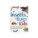Colorful children's book titled "Insects and Bugs" by AdventureKeen, featuring illustrations of various insects and bugs for kids.
