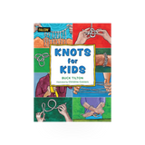 Children's book titled "Knots For Kids" by Simon & Schuster showing colorful illustrations on the cover.