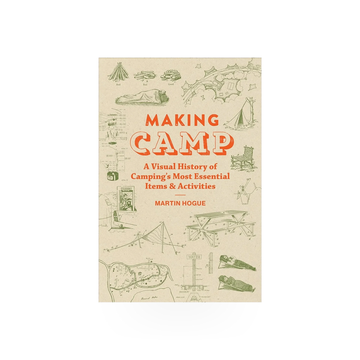 Making Camp book by Chronicle Books, a creative guide with illustrations and activities for kids to make their own camp projects.
