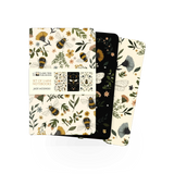Set of three Mini Pollinator Notebook books by Simon & Schuster featuring colorful pollinator illustrations on the covers.