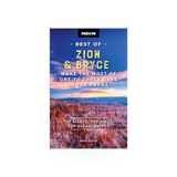 Hachette Book Group USA publication of "Moon Best of Zion and Bryce" travel guide book with scenic landscape cover