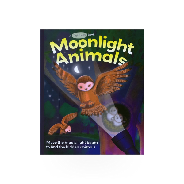 Hachette Book Group USA Moonlight Animals book cover featuring illustrations of various animals in a moonlit scene