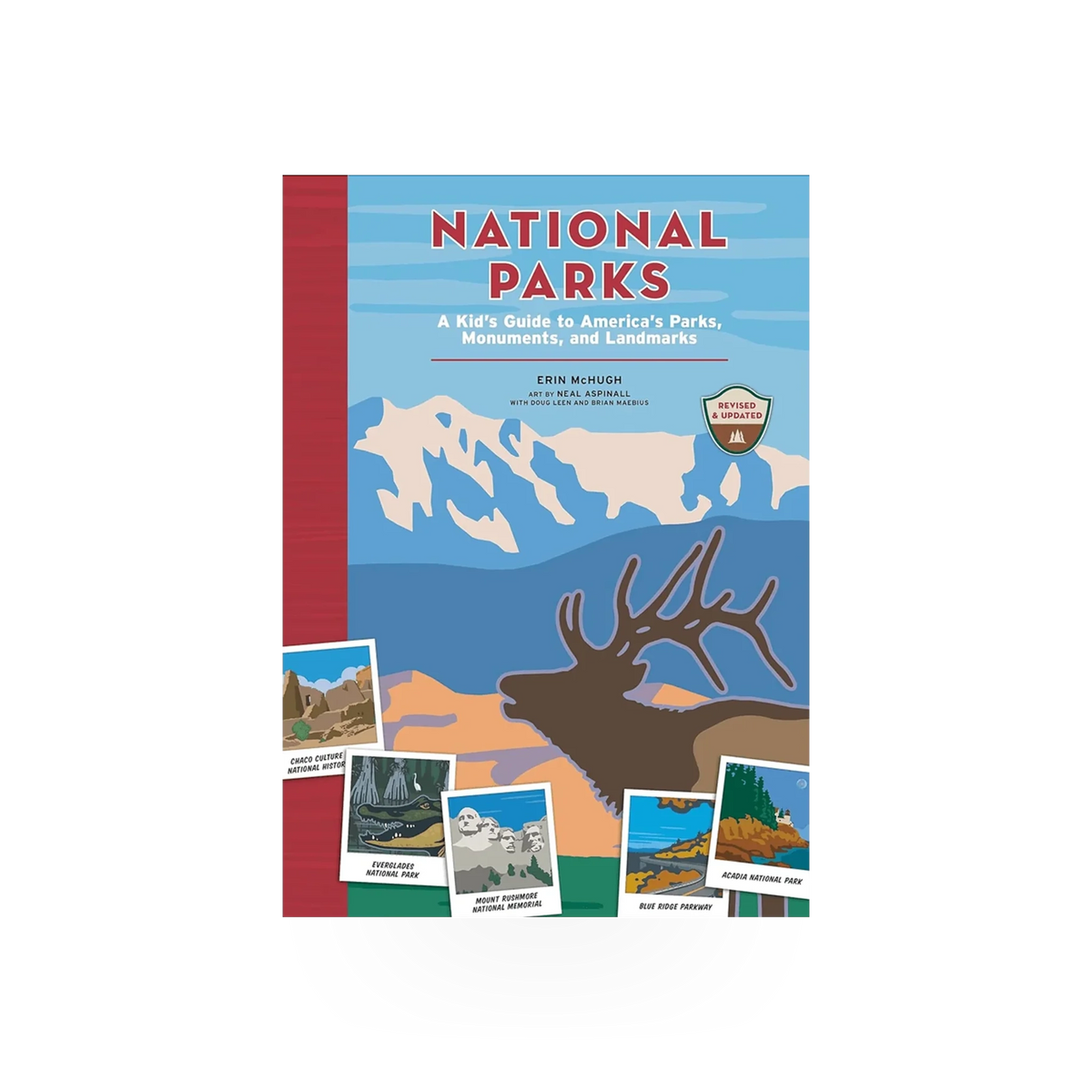 Children's book titled "National Park Kids Guide" by Hachette Book Group USA, featuring colorful illustrations on the cover.