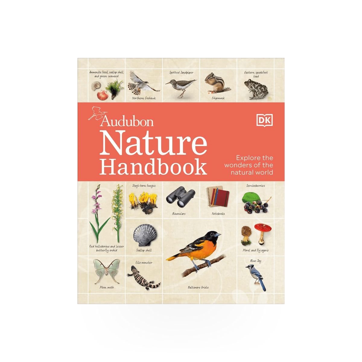 Audubon Nature Handbook book by Penguin Random House featuring a colorful cover with nature illustrations.
