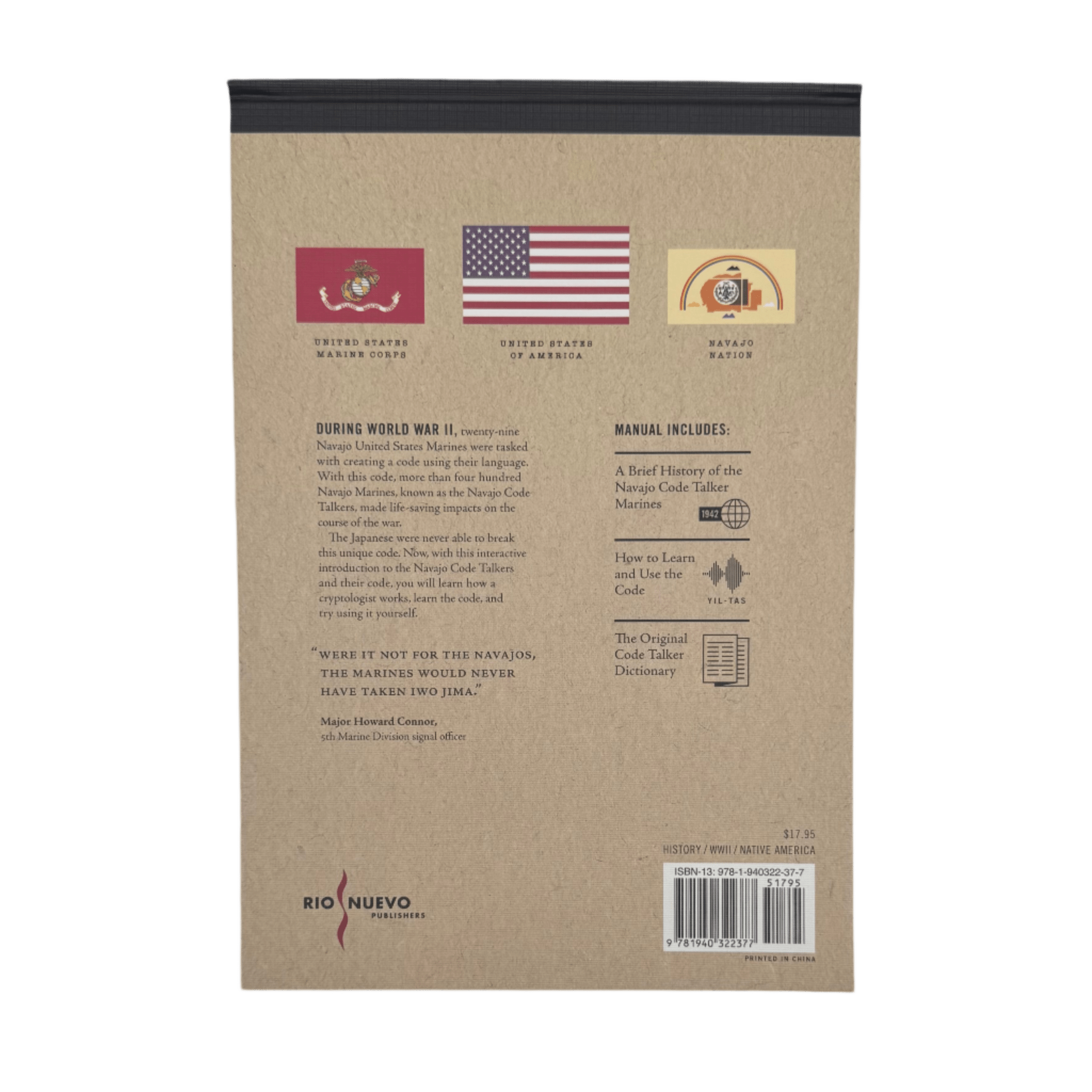 Book - Navajo Code Talker Manual - Zion Natl Park Forever Project