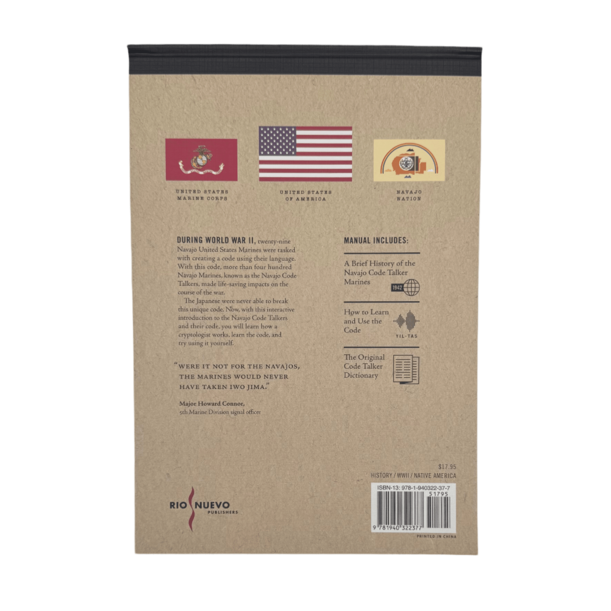 Book - Navajo Code Talker Manual - Zion Natl Park Forever Project