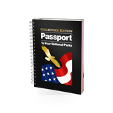 Eastern National passport collector's book with pages for stamps and travel memorabilia, hardcover with detailed cover design.