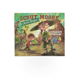 Book titled "Scout Moore Colorado Plateau" published by Grand Canyon Conservancy, featuring a cover image with scenic landscape.