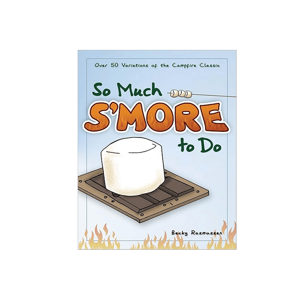 AdventureKeen's "So Much S'More To Do" book, colorful cover with camping and outdoor activity illustrations.