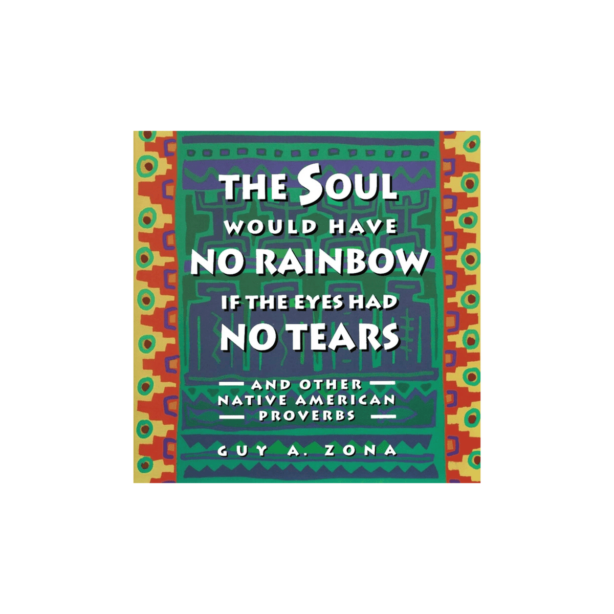 Cover image of the book "Soul Would Have No Rainbows" published by Simon & Schuster, featuring colorful rainbow artwork.