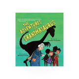 The Adventures Of Grandmasaurus book by Simon & Schuster, featuring colorful dinosaur illustrations on the cover.