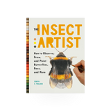 Hardcover of "The Insect Artist" book by Hachette Book Group USA, showing the front cover with colorful insect illustrations.