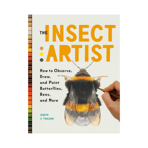 Hardcover book titled "The Insect Artist" by Hachette Book Group USA, featuring a colorful insect illustration on the cover.