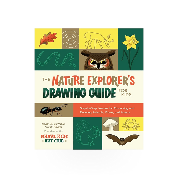 Children's book titled The Nature Explorer's Drawing Guide for Kids, published by Ingram, featuring illustrations on the cover.