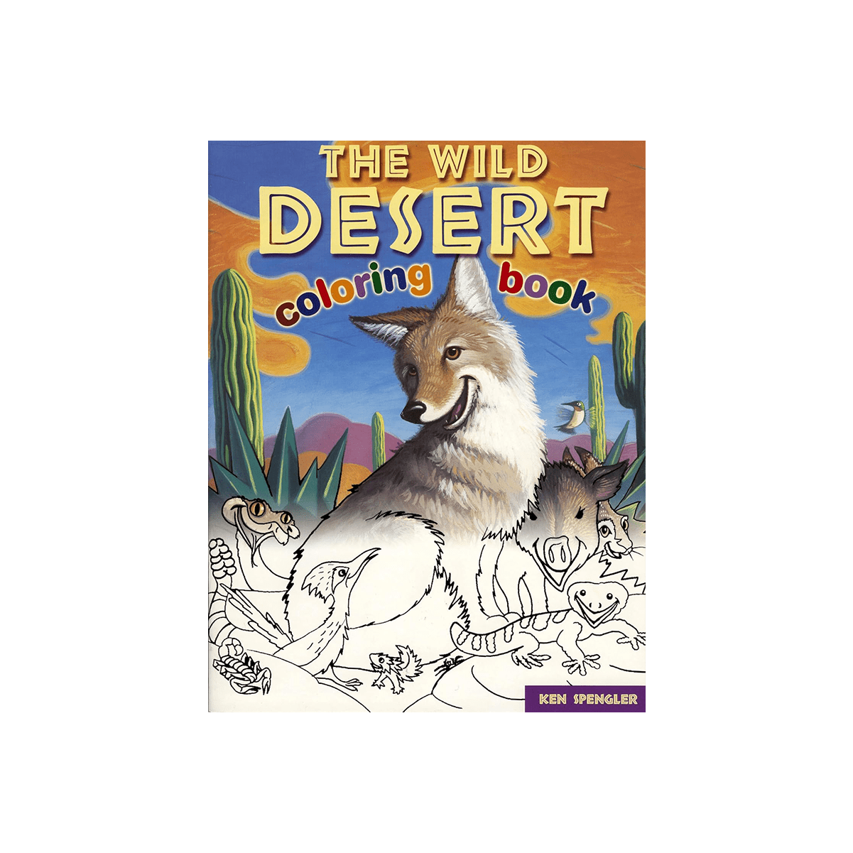 Book - Wild Desert Coloring Book - Zion Natl Park Forever Project