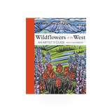 Wildflowers of the West book by Mountaineers Books showing a colorful cover with illustrations of native western wildflowers.