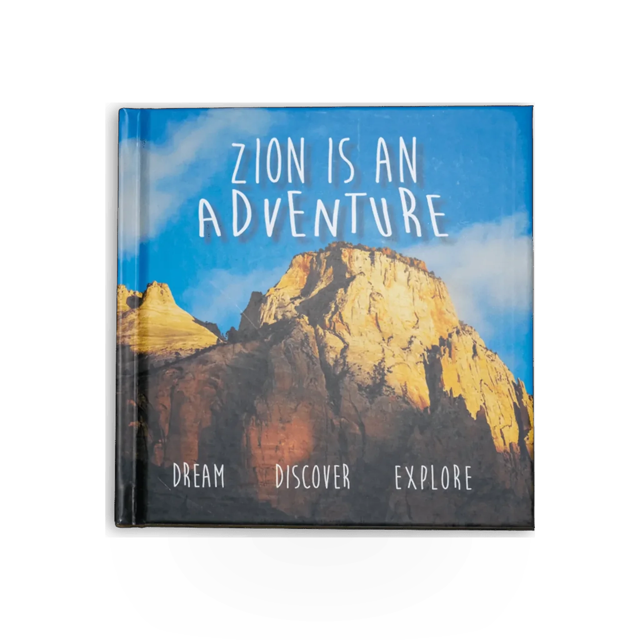 Cover of the Zion Life Is An Adventure book by Park Partners, featuring scenic Zion National Park imagery.