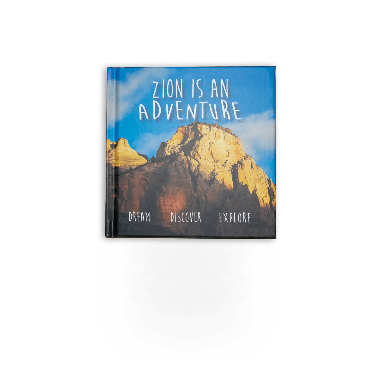 Cover of the Zion Life Is An Adventure book by Park Partners, featuring scenic Zion National Park imagery.
