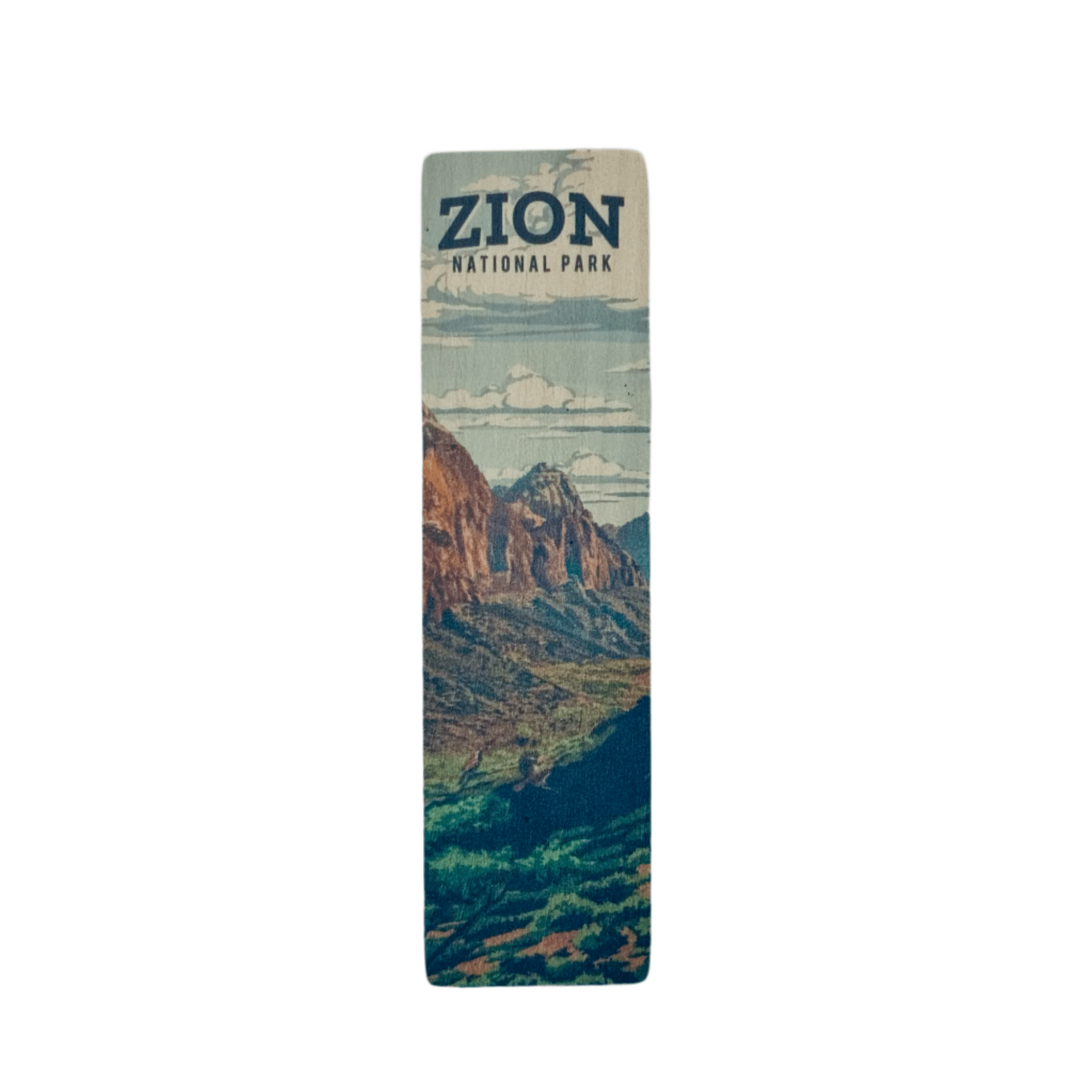 Bookmark - Wood Zion Canyon - D - Zion Natl Park Forever Project