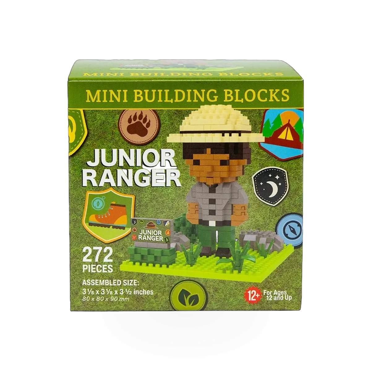 Building Blocks Jr Ranger Green 47329 by Impact Photographics, colorful plastic construction pieces arranged for play and building.