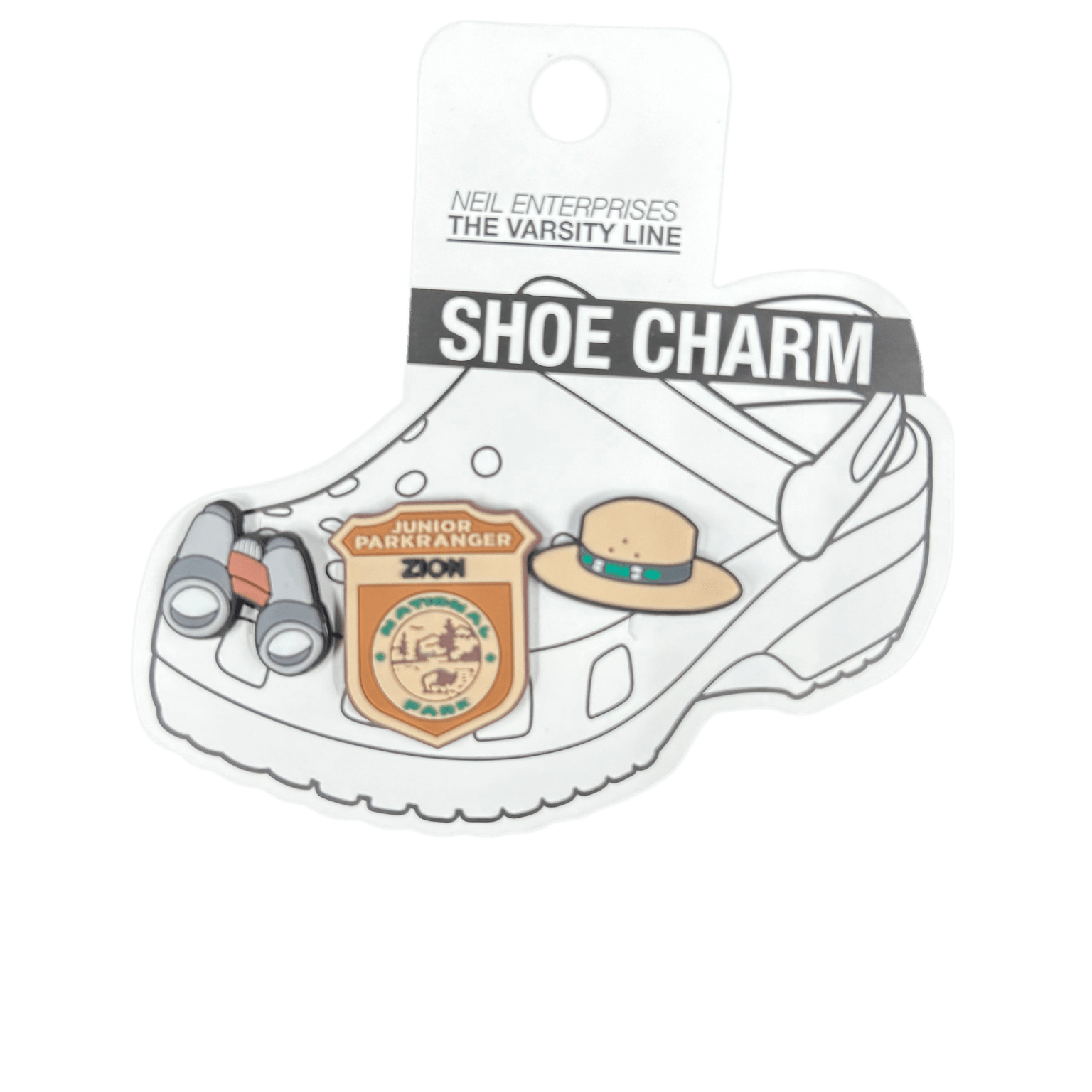 Charm - Jr Ranger Shoe Charm - Zion Natl Park Forever Project