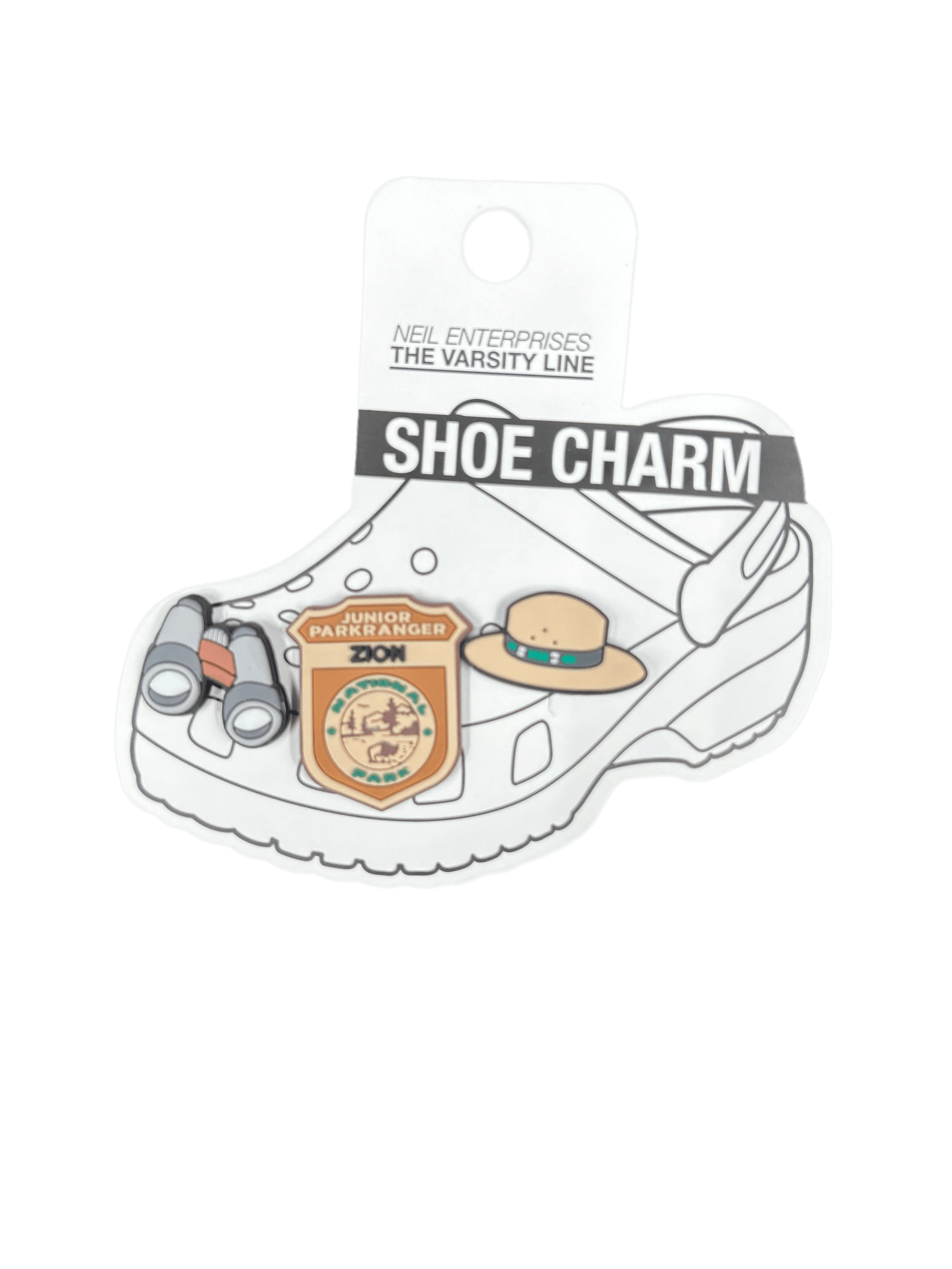 Charm - Jr Ranger Shoe Charm - Zion Natl Park Forever Project