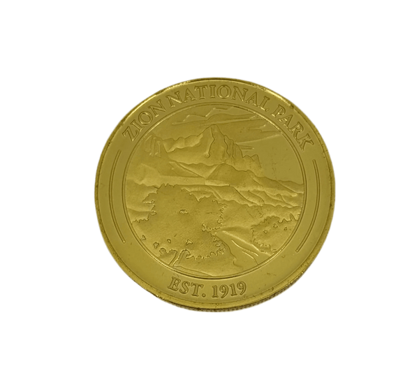 Coin - Zion Gold - 72963 - Zion Natl Park Forever Project