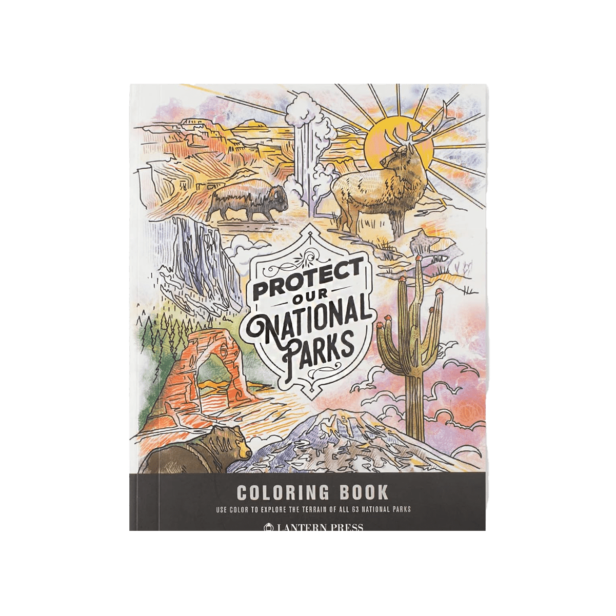 Coloring - Book Protect Parks - Zion Natl Park Forever Project