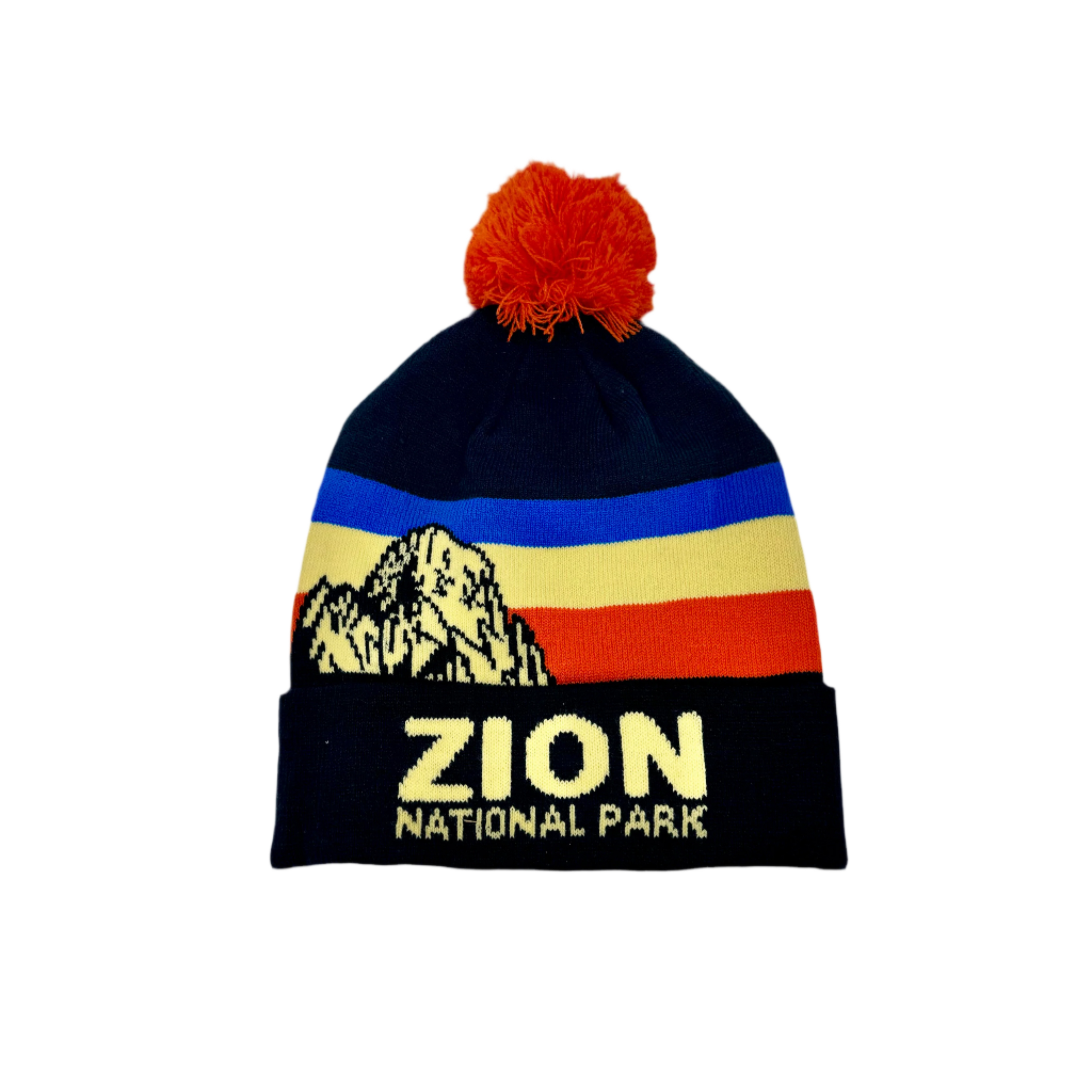 Hat - Zion GWT Stripe Beanie - Zion Natl Park Forever Project