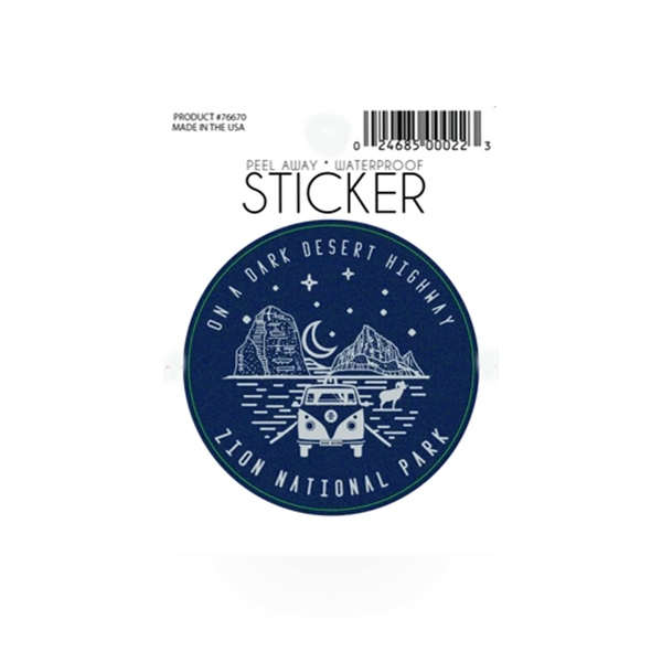 Sticker - Dark Desert Highway
