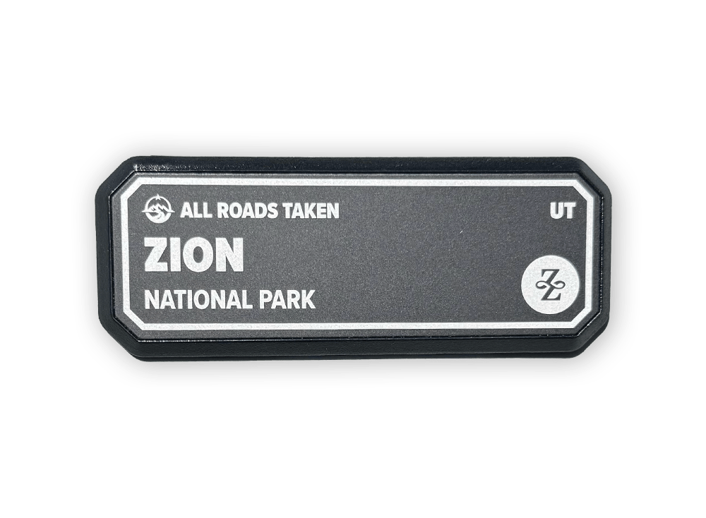 Decal - Adventure Badge Vehicle Emblem Zion - Zion Natl Park Forever Project
